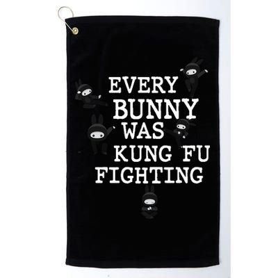 Every Bunny Was Kung Fu Fighting Golf Towel