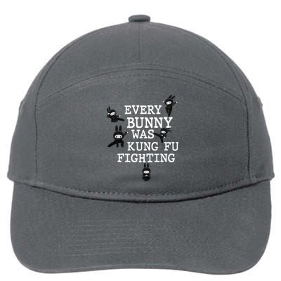 Every Bunny Was Kung Fu Fighting 7-Panel Snapback Hat