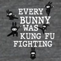 Every Bunny Was Kung Fu Fighting Flatbill Hat