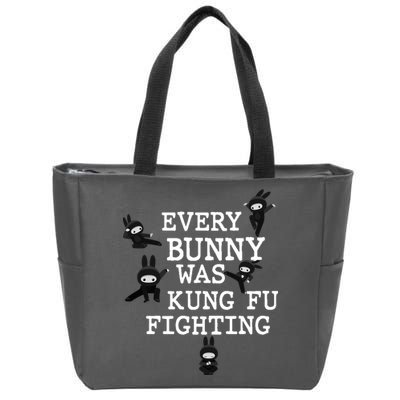 Every Bunny Was Kung Fu Fighting Zip Tote Bag