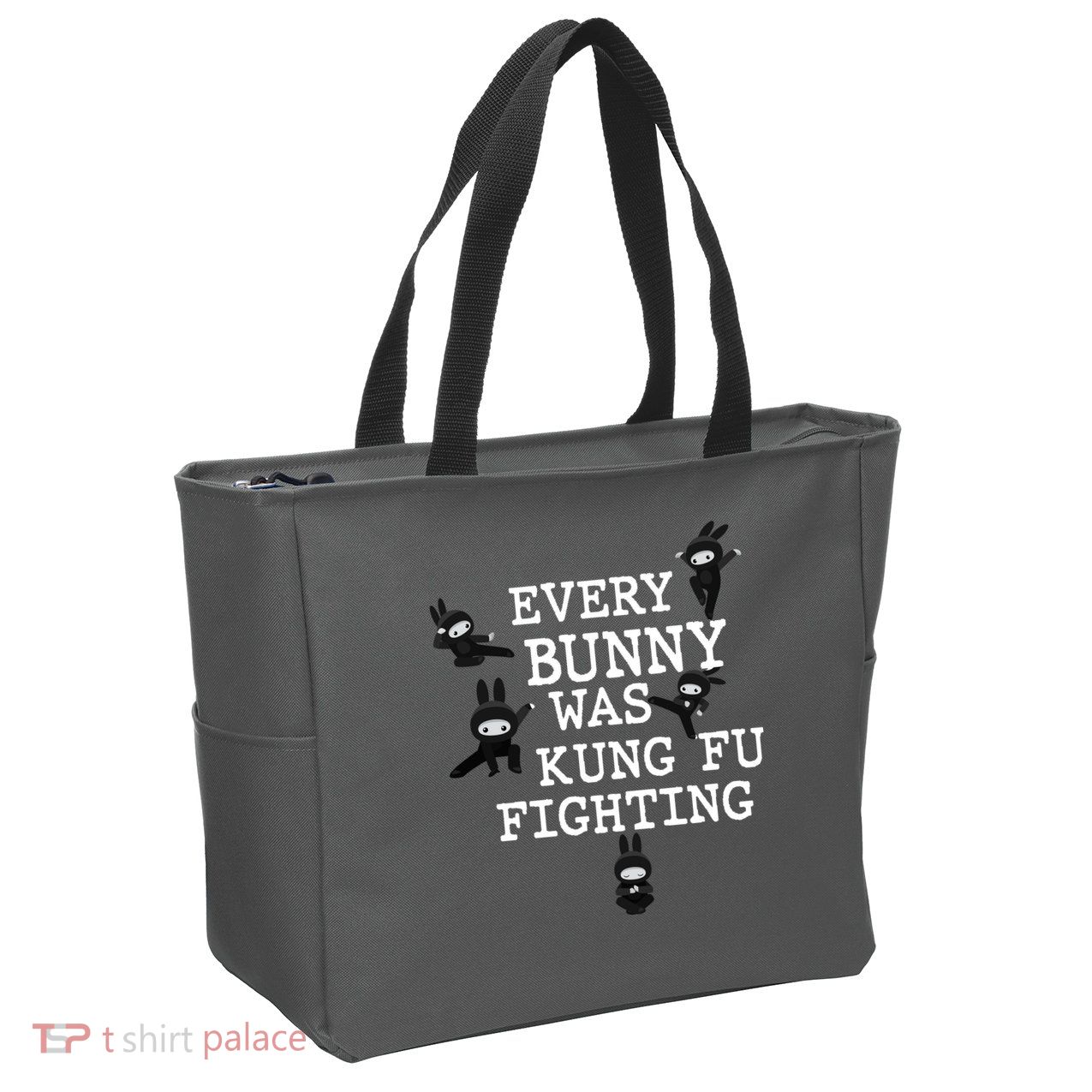 Every Bunny Was Kung Fu Fighting Zip Tote Bag