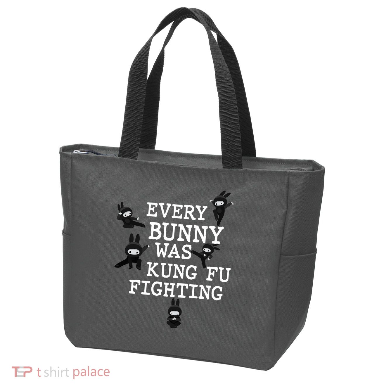 Every Bunny Was Kung Fu Fighting Zip Tote Bag