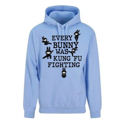 Every Bunny Was Kung Fu Fighting Unisex Surf Hoodie