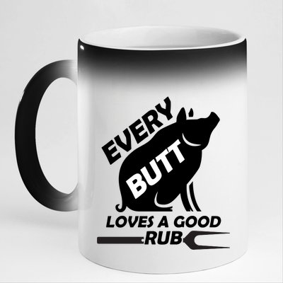 Every Butt Needs A Good Rub 11oz Black Color Changing Mug