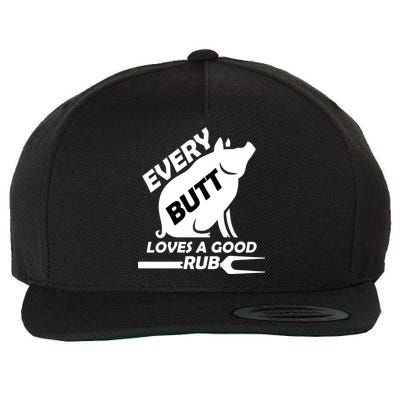 Every Butt Needs A Good Rub Wool Snapback Cap