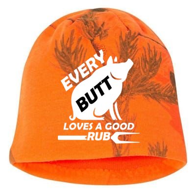 Every Butt Needs A Good Rub Kati - Camo Knit Beanie