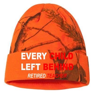 Every Child Left Behind Retired Teacher Kati Licensed 12" Camo Beanie