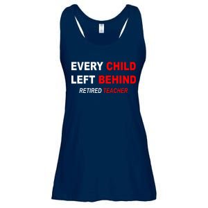 Every Child Left Behind Retired Teacher Ladies Essential Flowy Tank