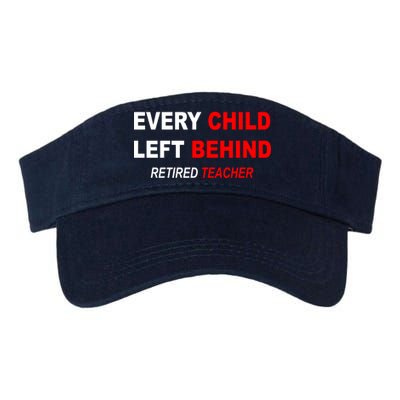 Every Child Left Behind Retired Teacher Valucap Bio-Washed Visor