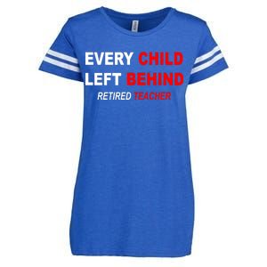 Every Child Left Behind Retired Teacher Enza Ladies Jersey Football T-Shirt