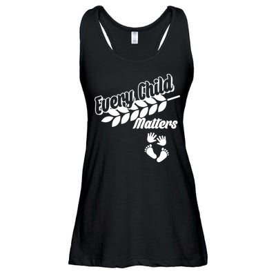 Every Child Matters Baby Feet and Hands Ladies Essential Flowy Tank