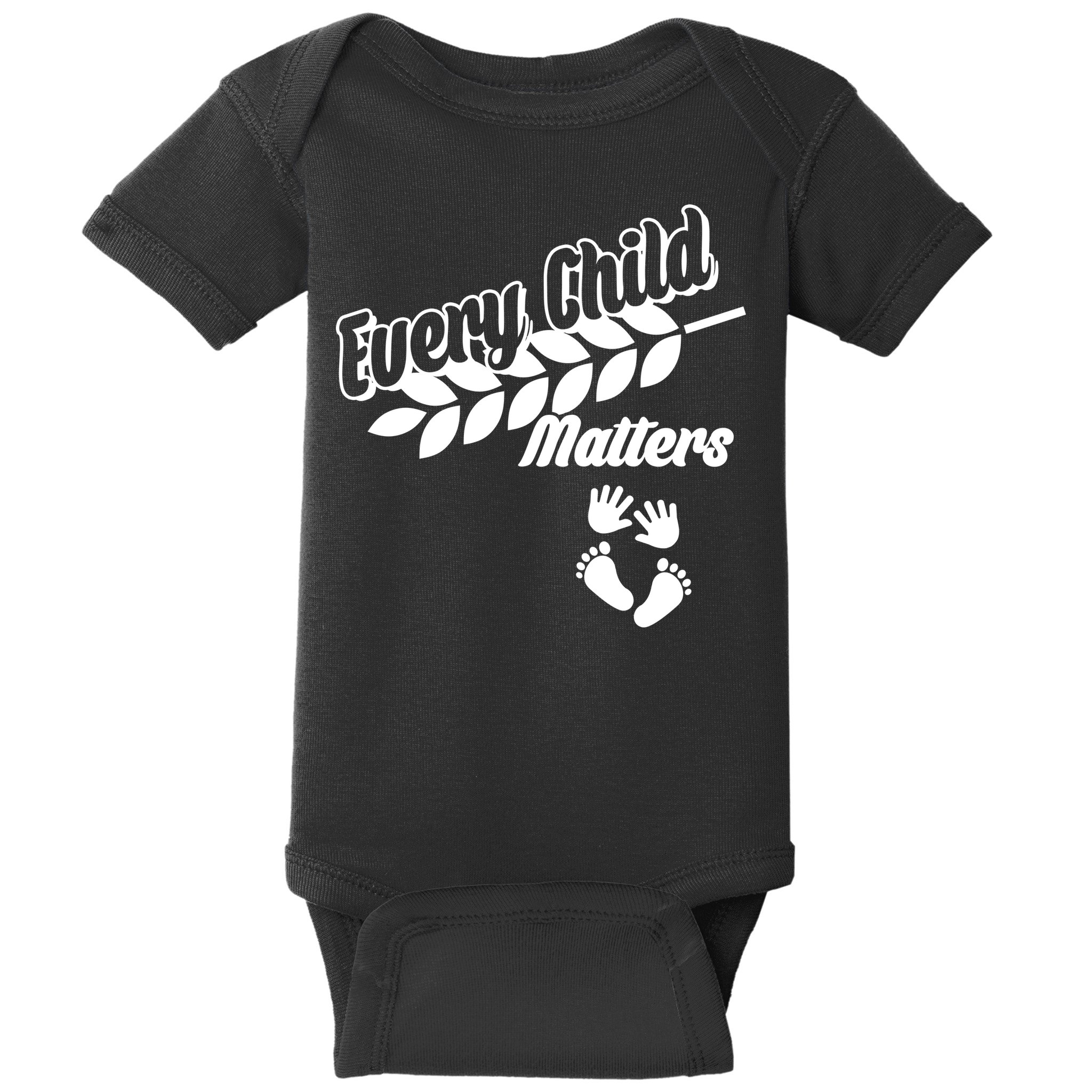 Every Child Matters Baby Feet and Hands Baby Bodysuit