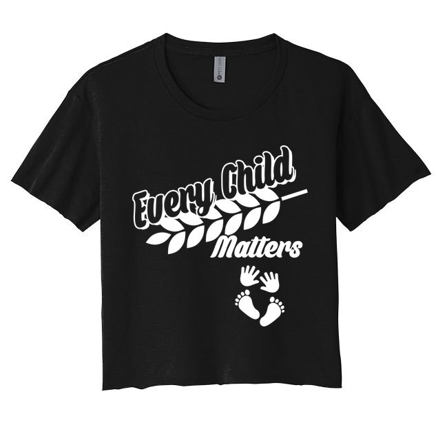 Every Child Matters Baby Feet and Hands Crop Top