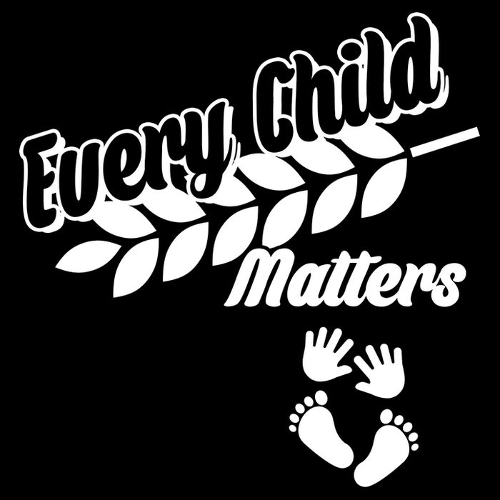 Every Child Matters Baby Feet and Hands Cropped Pullover Crew