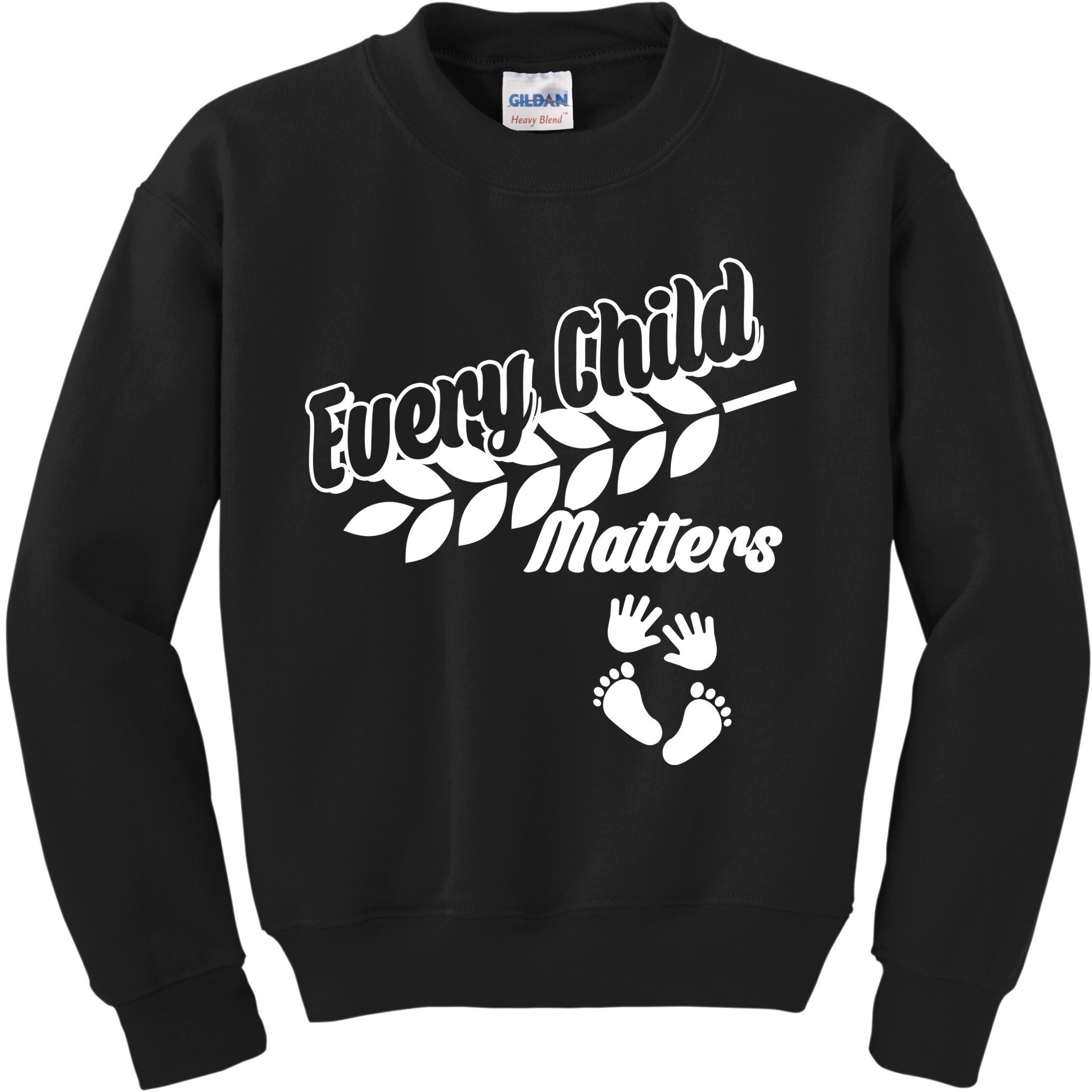 Every Child Matters Baby Feet and Hands Kids Sweatshirt