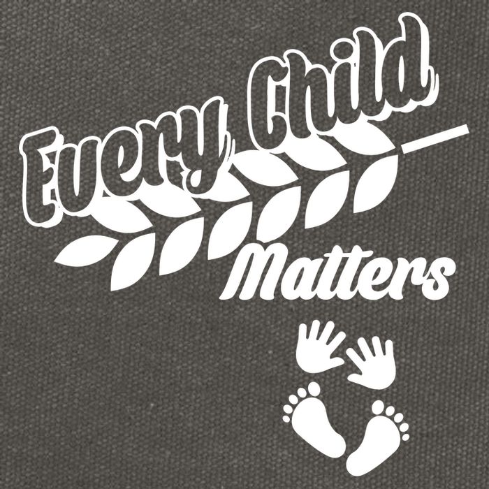 Every Child Matters Baby Feet and Hands Cotton Canvas Backpack