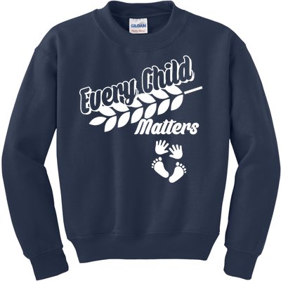 Every Child Matters Baby Feet and Hands Kids Sweatshirt