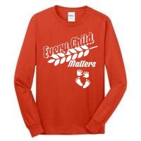 Every Child Matters Baby Feet and Hands Tall Long Sleeve T-Shirt