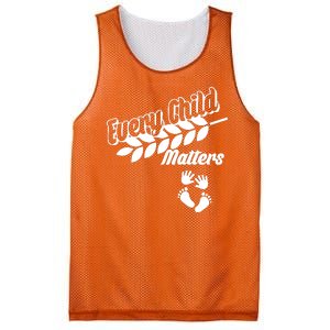 Every Child Matters Baby Feet and Hands Mesh Reversible Basketball Jersey Tank