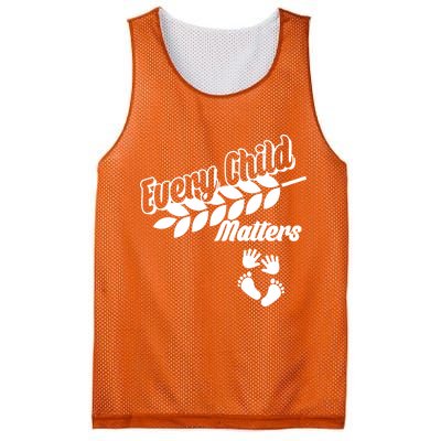 Every Child Matters Baby Feet and Hands Mesh Reversible Basketball Jersey Tank
