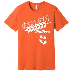 Every Child Matters Baby Feet and Hands Premium T-Shirt