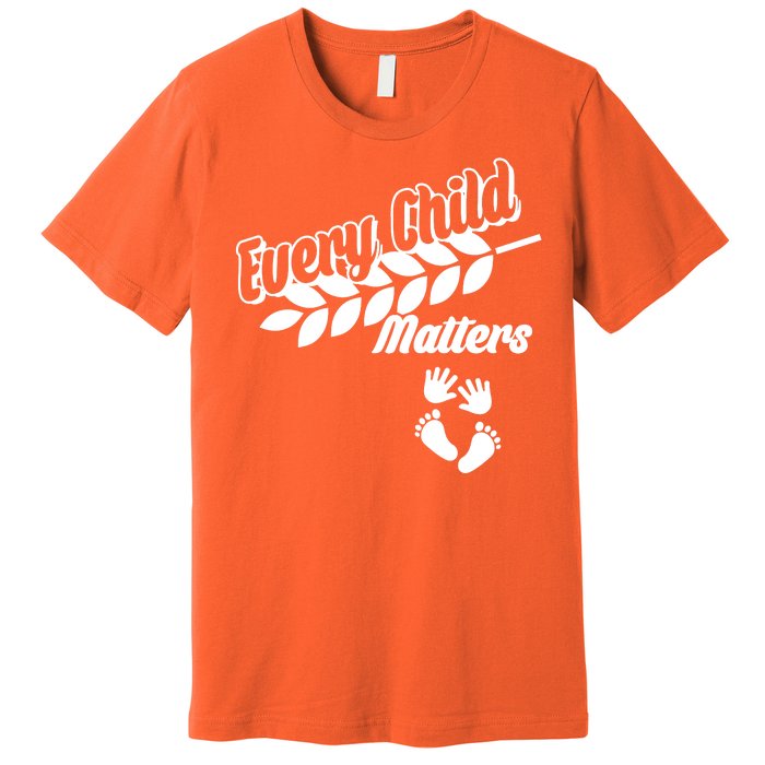 Every Child Matters Baby Feet and Hands Premium T-Shirt