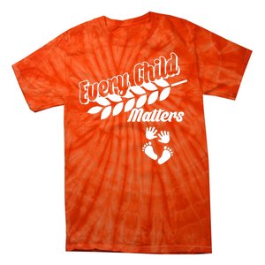 Every Child Matters Baby Feet and Hands Tie-Dye T-Shirt