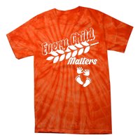 Every Child Matters Baby Feet and Hands Tie-Dye T-Shirt