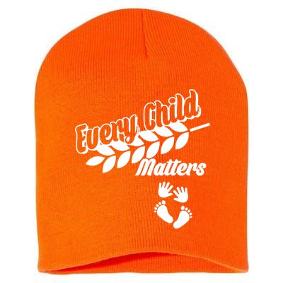 Every Child Matters Baby Feet and Hands Short Acrylic Beanie