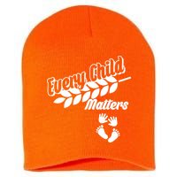 Every Child Matters Baby Feet and Hands Short Acrylic Beanie