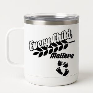 Every Child Matters Baby Feet and Hands 12 oz Stainless Steel Tumbler Cup