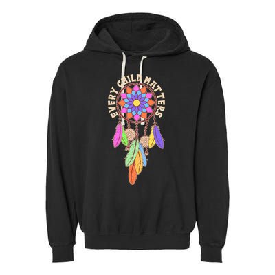 Every Child Matters Colorful Dream Catcher Garment-Dyed Fleece Hoodie