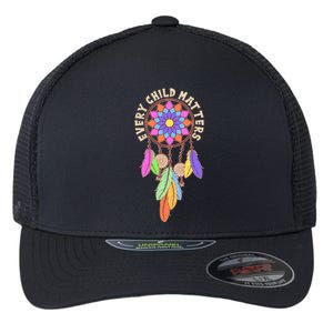 Every Child Matters Colorful Dream Catcher Flexfit Unipanel Trucker Cap