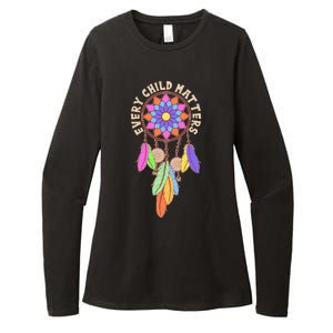 Every Child Matters Colorful Dream Catcher Womens CVC Long Sleeve Shirt