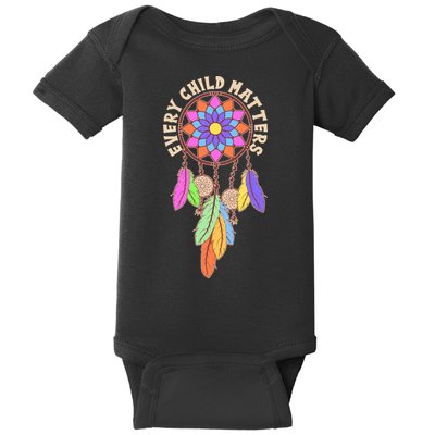 Every Child Matters Colorful Dream Catcher Baby Bodysuit