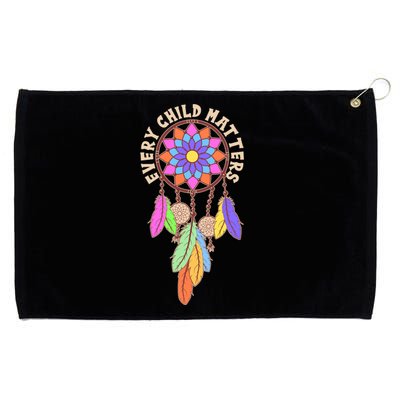 Every Child Matters Colorful Dream Catcher Grommeted Golf Towel