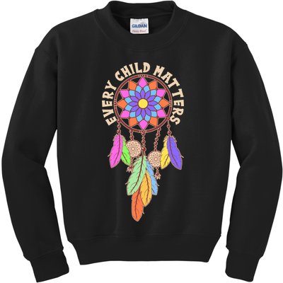 Every Child Matters Colorful Dream Catcher Kids Sweatshirt