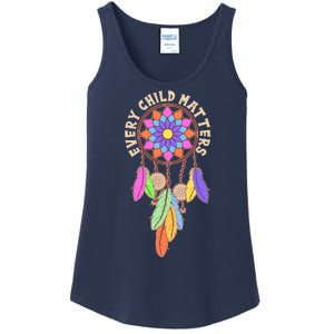 Every Child Matters Colorful Dream Catcher Ladies Essential Tank