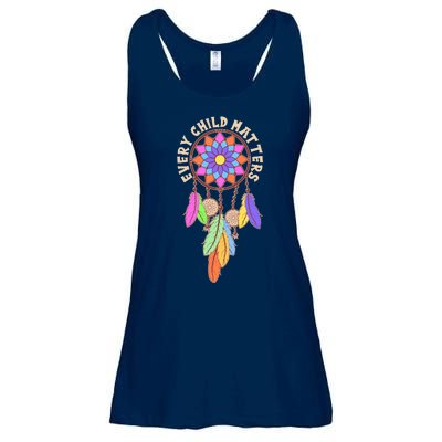 Every Child Matters Colorful Dream Catcher Ladies Essential Flowy Tank