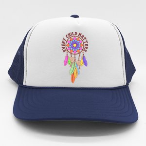 Every Child Matters Colorful Dream Catcher Trucker Hat