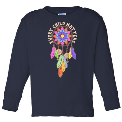 Every Child Matters Colorful Dream Catcher Toddler Long Sleeve Shirt