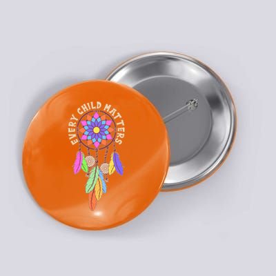 Every Child Matters Colorful Dream Catcher Button