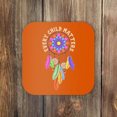 Every Child Matters Colorful Dream Catcher Coaster