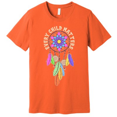Every Child Matters Colorful Dream Catcher Premium T-Shirt
