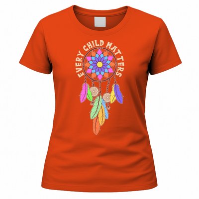 Every Child Matters Colorful Dream Catcher Women's T-Shirt