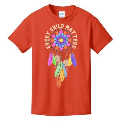 Every Child Matters Colorful Dream Catcher Kids T-Shirt