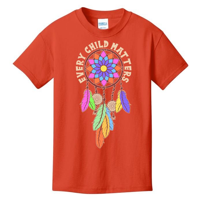 Every Child Matters Colorful Dream Catcher Kids T-Shirt