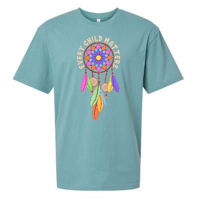 Every Child Matters Colorful Dream Catcher Sueded Cloud Jersey T-Shirt