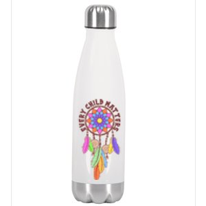 Every Child Matters Colorful Dream Catcher Stainless Steel Insulated Water Bottle