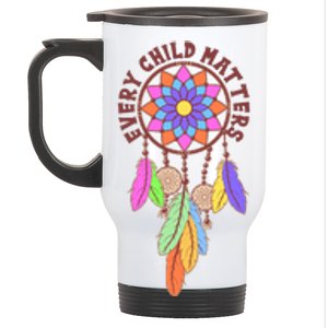 Every Child Matters Colorful Dream Catcher Stainless Steel Travel Mug